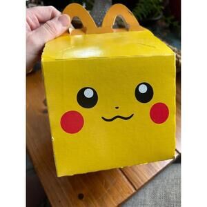 2021 McDonald’s Pokémon 25th Anniversary Happy Meal Box – Pikachu